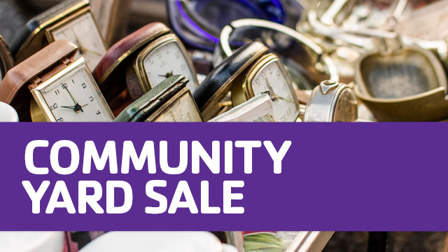 – Community Yard Sale